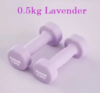 Neoprene Dumbbell 0.5kg to 6kg Comes in Pair of 2 dumbbells. Fitness Yoga Exercise Weights Workout Unisex Slimming Home Gym Non Slip Material / Singapore Seller