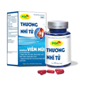 PQA Thương Nhĩ Tử Hỗ Trợ Thông Mũi Giảm Hắt Hơi Và Đau Nhức Vùng Đầu Trán. Hộp 30 Viên [Dược phẩm pqa]
