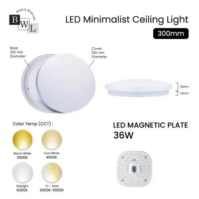 BWL LED LIGHT Ceiling Light 24W/36W with Premium LED Magnetic Plate