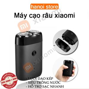 Máy cạo râu xiaomi mini MSX201💥Dao cạo râu chống nướcvệ sinh dễ dàng đầu cạo 3D êm ái🔰Bảo hành 12 tháng