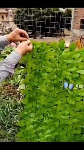 50x100cm Artificial Leaves Flower Grass Wall Fence Garden Creative Decor Outdoor Lawn Wall Panel