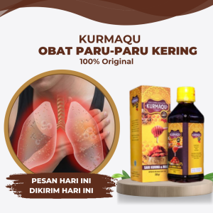 Obat Paru-Paru Kering Obat Flek Paru-Paru Obat TBC TB Batuk Paru2 Pneumonia Obat Pembersih Paru Paru Kotor Obat Paru Paru Basah Obat Sesak Napas Susah Bernafas Asma Dengan Kurmaqu 350 Gram
