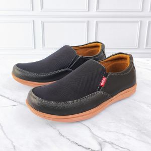 OZEO - Sepatu Slop Casual Pria & Wanita Dewasa Sendal Cowok Suide Distro SSS