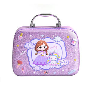 18/22Pcs Kids Makeup Toys Set Washable Non Toxic Girls Cosmetic Box Princess Lipstick Eye Shadow Kit