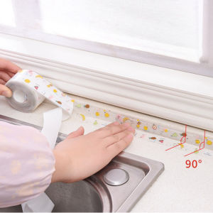 Băng Dính Bịt Góc Tường 1M * 3.8Cm Miếng Dán Chống Nấm Mốc Chống Thấm Nước PVC Băng Keo Dán Sửa Chữa Cạnh Bồn Rửa Vết Nứt Gạch Tự Dính Dải Kẽ Hở Phòng Tắm Nhà Bếp