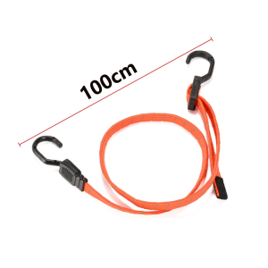 1M/1.2M Elastic Cargo Bundling Strap with Hooks Elastic Luggage Cord Fixed Band