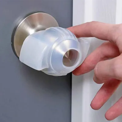 Fluorescent Round Round Wall Protector Baby Safety Bumpers Guard Pad Wall Protector Handle Bumper Doorknob Covers Door Knob Door Stopper