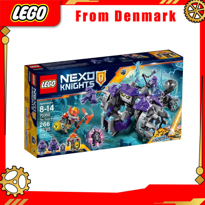 From Denmark】LEGO Nexo Children's toys Future Knights Three