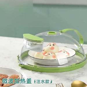 Microwave Splatter Cover Guard Lid with Handle Microwave Cover Clear Dish Bowl Plates Cover for Homes Kitchen