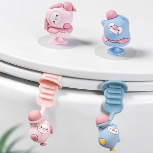 Seastina  dễ thương phim hoạt hình mở nắp toilet với cơ sở dính-vệ sinh và vui vẻ phụ kiện phòng tắm