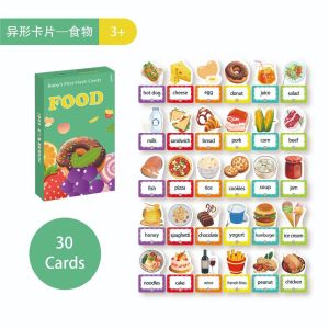 Kids Early Learning Flash Cards—Bilingual /4 Themes /Vehicle & Daily Life Educational Cards for Toddlers & Preschoolers