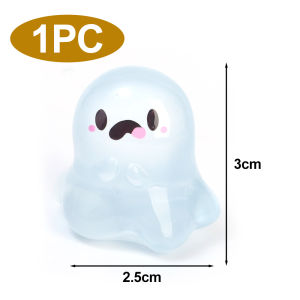 Cute Ghost Ornaments Car Interior Glow-in-the-dark Doll Resin DIY Decoration Crafts
