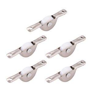 10Pcs Roda Gitsay Gitsai Ulih Matex 3/4" Coak Rata Roda Pintu Geser Geser Bahan Stainless Steel