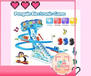 Penguin Music Race Electronic Automatic Track Kids Pretend Play Game(EARLY LEARNING DEVELOPMENT EDUCATION ) toys