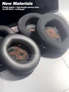 Earphone pads For Quantum Q1 ONE noise replacement pink Earpads headphones Earmuffs Mesh Memory Covers Sponge Protein