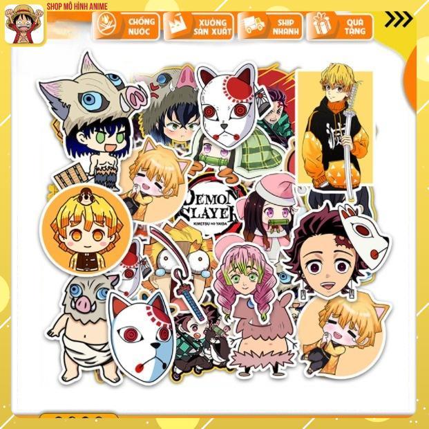 [Hoàn Tiền 10%]Sticker Thanh Gươm Diệt Quỷ - kimetsu no Yaiba Anime ...