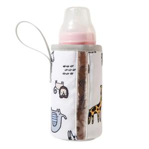 Feeding Bottle Warm Cover with Lanyard Toddler Milk Bottle Protector Warm Keeping Cover Baby Bottle Insulator Sleeve