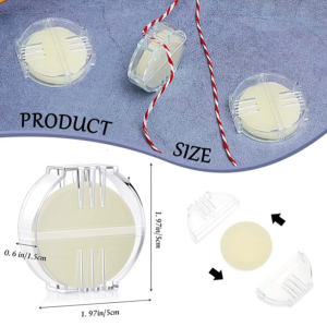 Stitch Line Wax for Cross Stitch Lubricating Wax Prevent Thread Tying Line Knot Textile Wax Ring for DIY Quilt Ma
