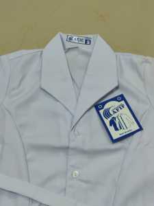 baju putih tali lengan panjang tk/mi/madarasah/guru murah