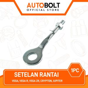 Setelan Rantai Jupiter & Vega & Crypton & Vega R & Vega ZR & GL 100 GL 125 K CB 100 Lubang Kecil Kanan Stelan Anting & Plat Besi Rante