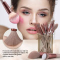 13pcs Soft Make Up Brush Set Brushes with Flannel Cloth Bag Powder Makeup Brushes Set with Leather Bag Foundation Powder Eyeshadow Concealer Blush Eyeshadow Concealer Liquid makeup tool Make Up Brush Kit Tools. 