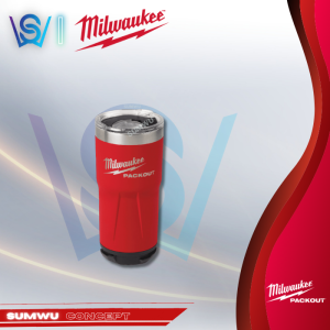 MILWAUKEE PACKOUT 20 OZ TUMBLER BOTTLE 48-22-8392R (RED) Hot or Cold Mugater Thermos Botol