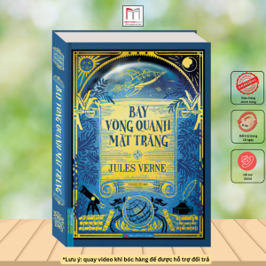 Sách - Bay vòng quanh mặt trăng - Tác phẩm phiêu lưu khoa học viễn tưởng