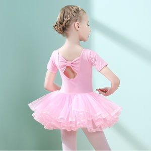 Váy Múa Ba Lê Dài Tay KIDSBALLET Váy Múa Liền Lưng Nơ Đầm Múa Ba Lê Cho Bé Đầm Múa Cho Bé Váy Múa Cho Bé Đầm