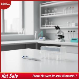 【COD】🔥🔥🔥 20ML Clear Vial Storage Box 10 Slot Plastic Microtube Organizer Container for Scientific Research and Sample Collection