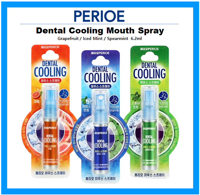 [PERIOE] Dental Cooling Mouth Spray Grapefruit / Iced Mint / Spearmint