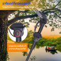 💥【รับประกัน 10 ปี】【จัดส่งฟรี】9900W 3.8M เลื้อยไม้ไฟฟ้า เลื่อยไฟฟ้า 48000mAhเลื่อยไฟฟ้าแบต เลื่อยไฟฟ้าไร้สาย เลื่อยโซ่ด้ามยาว เลื่อยตัดกิ่งไม้สูง. 