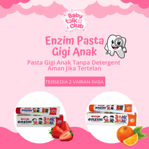 Enzim Pasta Gigi Anak Odol Aman Jika Tertelan Rasa Strawberry dan Jeruk