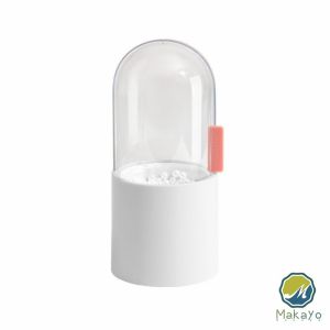 Makayo กล่องเก็บแปรงแต่งหน้า มีลูกปัดมุขแถม กล่องเก็บของตั้งโต๊ะ makeup brush storage box