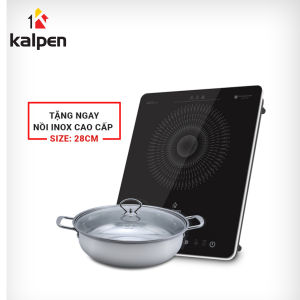 Bếp từ đơn Kalpen ICK-1613 công suất 2200W chuẩn Đức bảo hành 2 năm tặng kèm Nồi lẩu Inox 28cm vung kính