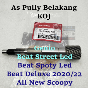 As Pully Belakang KOJ HONDA GENIO BEAT STREET LED BEAT SPORTY LED BEAT DELUXE 2020-2022 ALL NEW SCOOPY PRESISI DAN AWET (Bisa Cod)