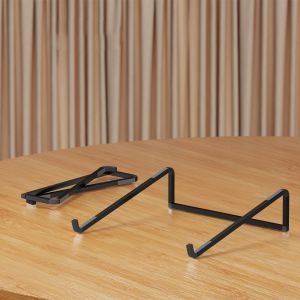 โต๊ะสำนักงานขาตั้งแล็ปท็อปจัดเก็บอะลูมินัมอัลลอยแบบทนทานพับได้สำหรับ Macbook PC กันลื่นที่วางเคสระบายความร้อนคอมพิวเตอร์แล็ปท็อป