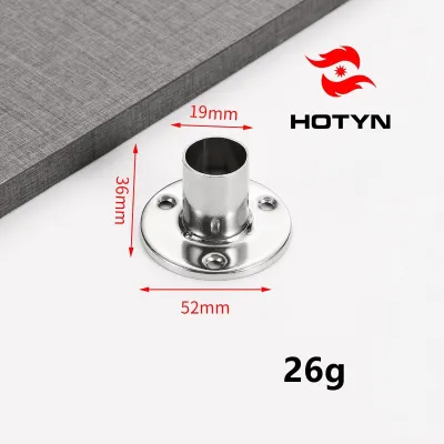 2CÁI Giá đỡ thanh treo tủ quần áo inox cao cấp pas đỡ thanh rèm cửa inox tặng kèm vít