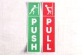 DSign Push Pull Door Sticker Signage l Door Sign l Vinyl Sticker l Guide Signs l Facility Signs. 