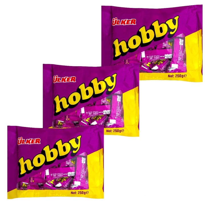 Ulker Mini Hobby Compound Milk Chocolate Bar with Cocoa and Hazelnut ...