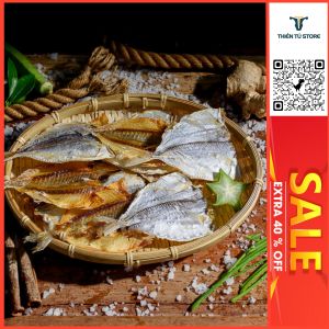 KHÔ CÁ CHỈ VÀNG ĐẶC SẢN THỊT DÀY DẺO VỪA ĂN RẤT NGON ÍT XƯƠNG CHẾ BIẾN ĐƯỢC NHIỀU MÓN HẤP DẪNhải sản khô thực phẩm khô Thiên Tú chất lượng uy tín bổ dưỡng cho mọi gia đình
