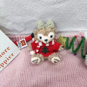 REEBO Soft Christmas StellaLou Doll LinaBell Bow ShellieMay Pendant Bag Charm PP Cotton Duffy Bear Keychain Kids