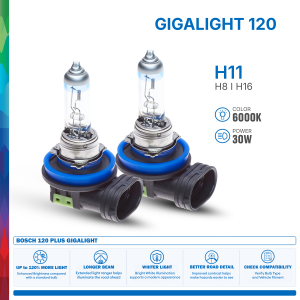 Bosch Headlight Bulb PAIR for Toyota Wigo 2018 - 2023 G | Standard | All Weather | LED