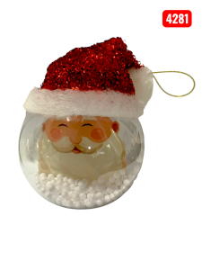 [ยกแพ็ค 1*6 ชิ้น] บอลลูนคริสต์มาส ลูกบอลแขวน บอลตกแต่ง ต้นคริสต์มาส รุ่น 4281 และ 4283