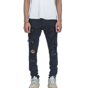 M1 batik patch - Black - Celana Jeans Pria