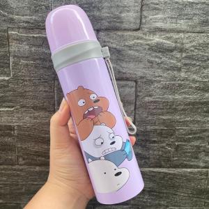 (COD) Botol Termos Air Minum Motif Karakter Lucu dan Buah Tahan Panas dan Dingin