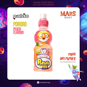 PALDO Pororo Drink Peach Flavour 235ml | Kids Favourite Drink