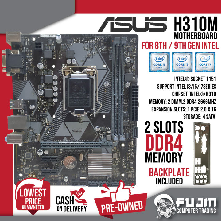 MOTHERBOARD (AS MS) H310M FOR 8TH and 9TH GEN