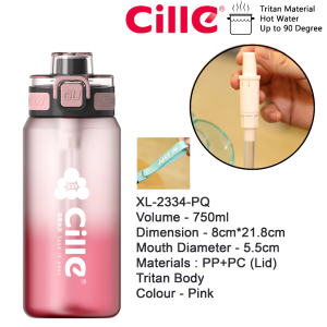 TRITAN WATER DRINK BOTTLE CILLE 750ML 940ML BTL00036 BTL00037