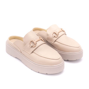 THREE & THREE - Sepatu Sandal Women Mules Flat Slip On  Bustong Wanita PPL1003