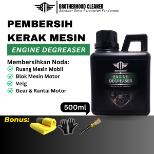 Brotherhood Cleaner Engine Degreaser 500ml Pembersih Kerak Mesin Motor Dan Mobil